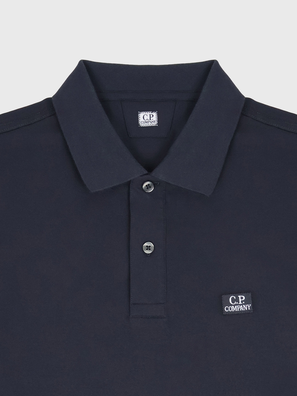 Поло C.P. Company Stretch Piquet Black Sand
