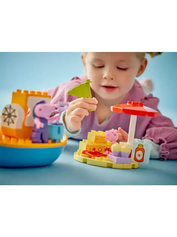 Конструктор Duplo 10432 Свинка Пеппа: прогулка на лодке