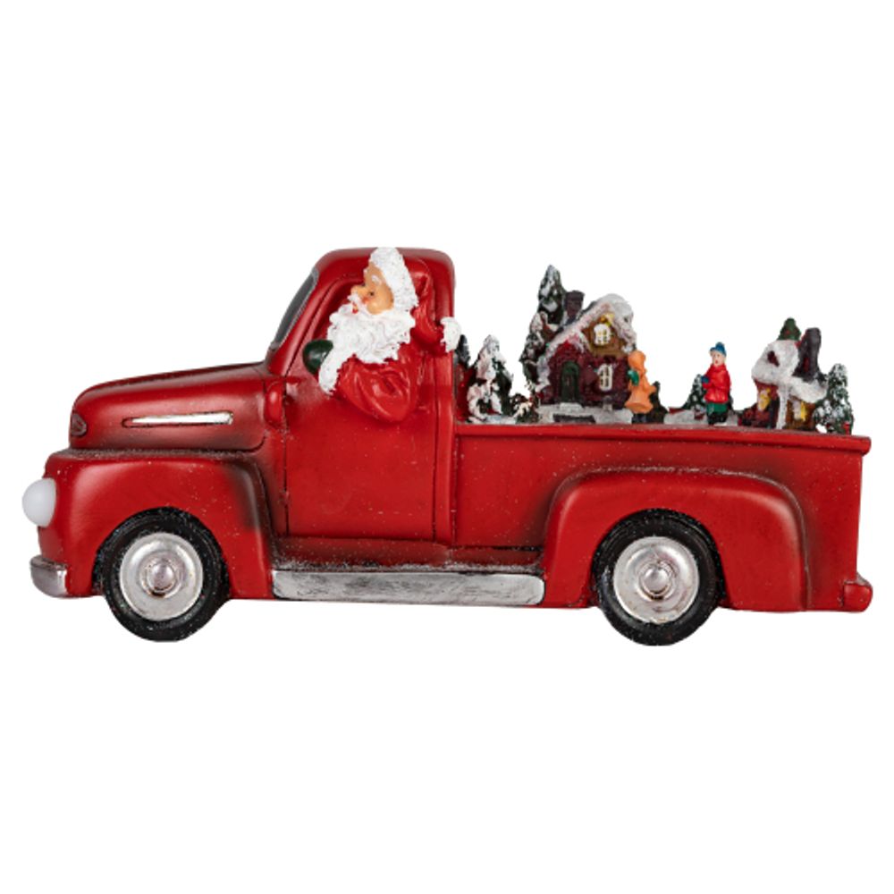 Светодиодная новогодняя фигура ЭРА EFIS-S01 композиция Новогоднее путешествие мультиколор 3*АА 25*12*17 см