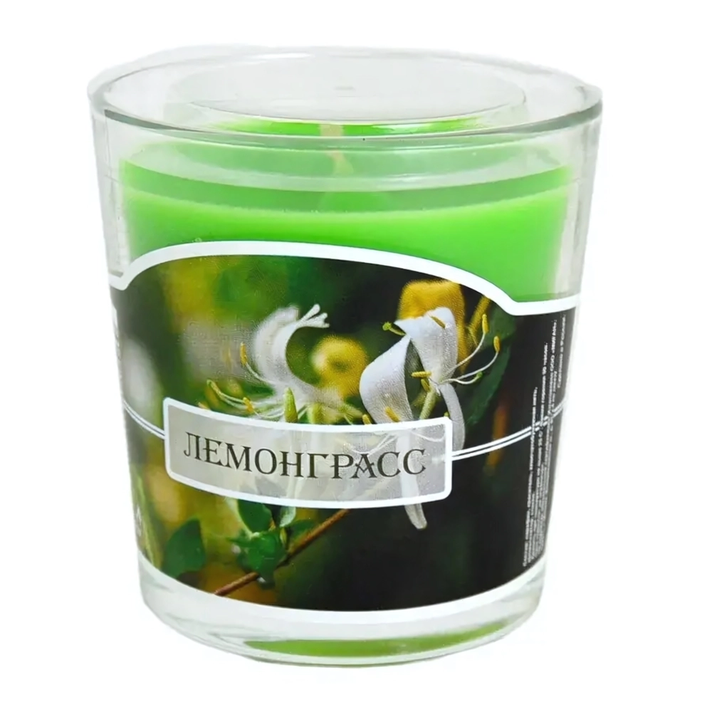Свеча ароматическая в стакане Лемонграсс