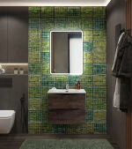 Тумба с раковиной BelBagno MARINO-CER-N-600-2C-SO-RNG-P Rovere Nature Grigio