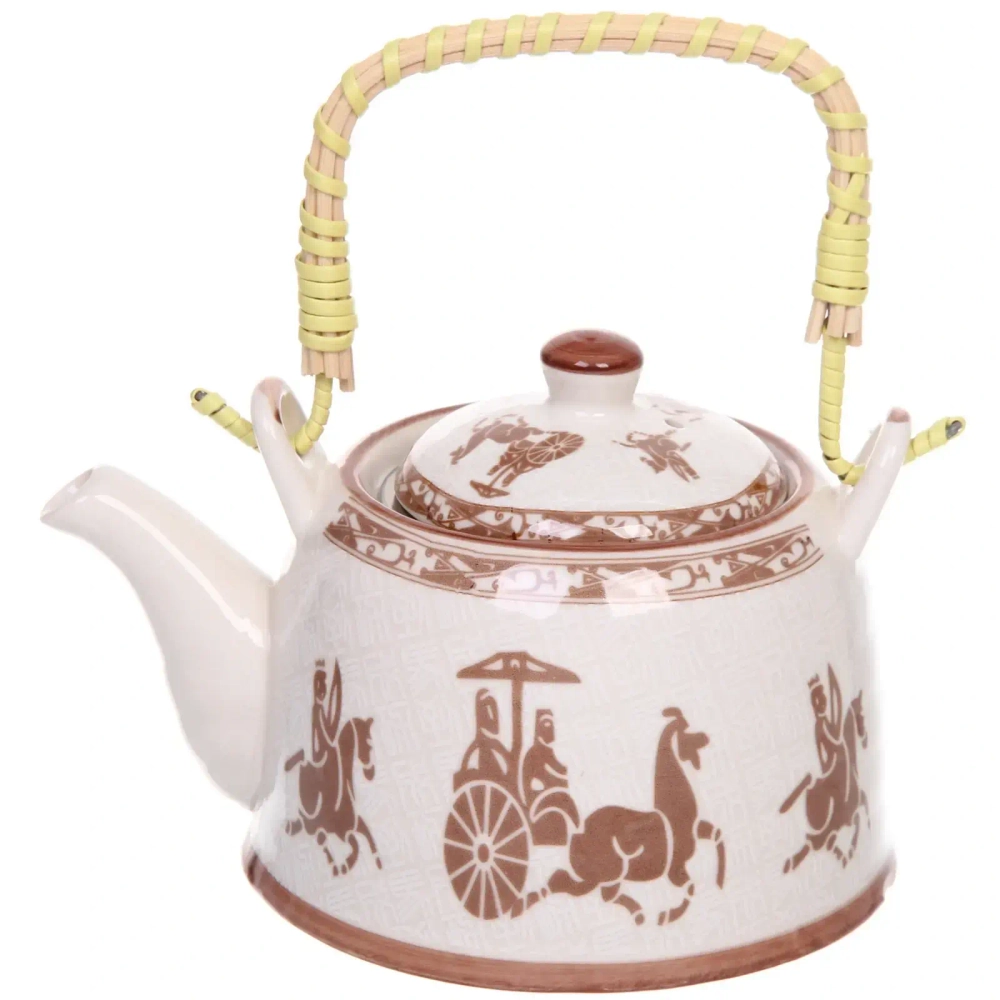 Чайник заварочный керамический 400мл с ситом «Японские мотивы»