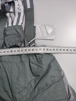 Брюки "Шалуны" темно-оливковые утепленные на 1 год, новые