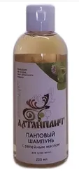 Шампунь пантовый с репейным маслом для сухих волос