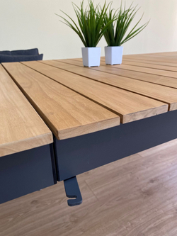 Стол обеденный ТЕЛЛА XL из тика 300x100