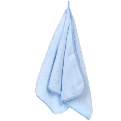 Полотенце кухонное «SOLO», 35*75 см, цвет голубой, микрофибра