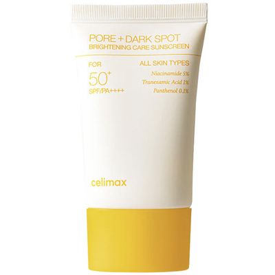 Крем для лица солнцезащитный CELIMAX PORE+DARK SPOT BRIGHTENING CARE SUNSCREEN 50 мл