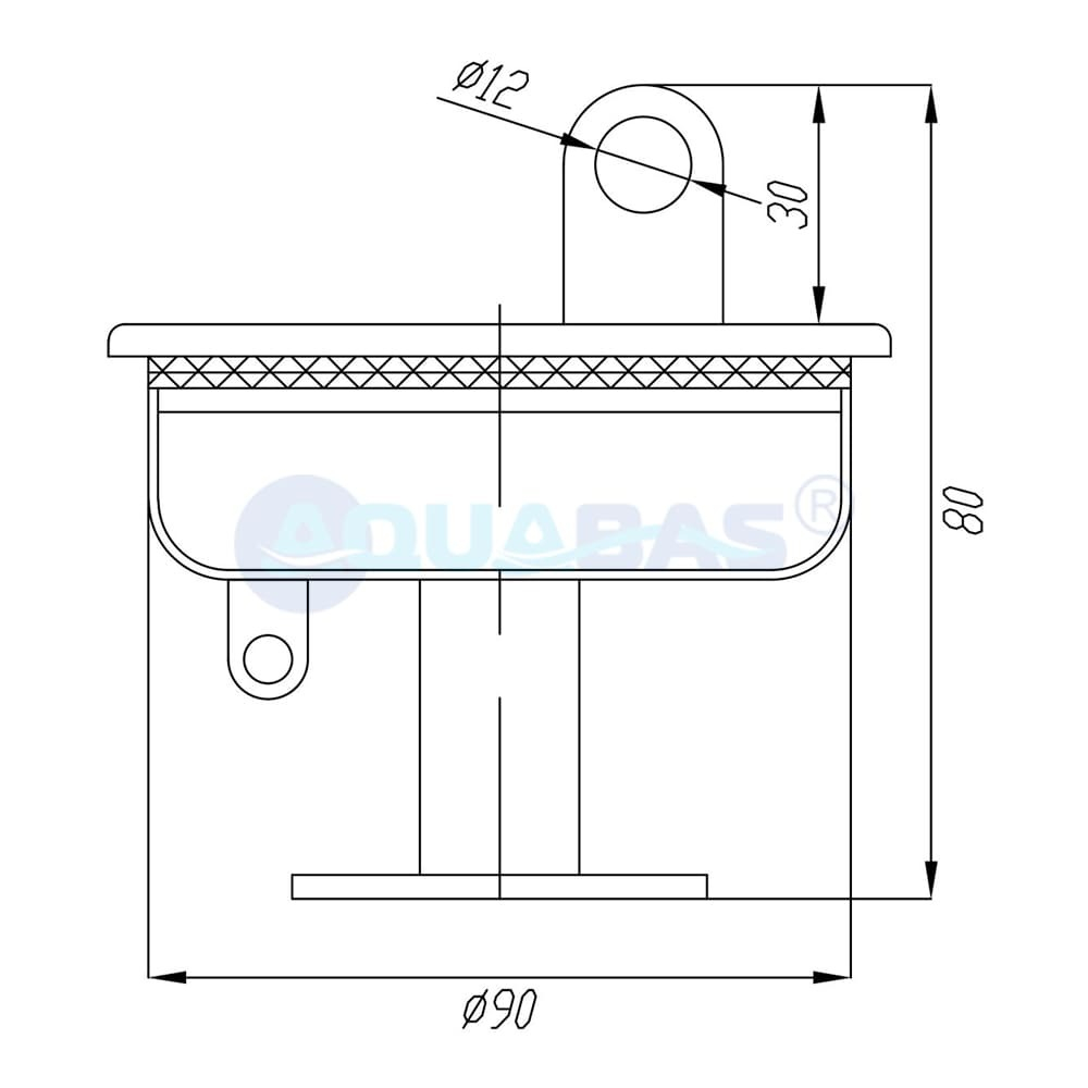 ПР.000.5 Анкер спортивной дорожки с выдвижным крюком