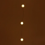 Гирлянда для дома ЗАНАВЕС «Жемчужина» ш3* в1 м 100 ламп LED, прозр. пров, 8 реж,IP-40, Теплый белый (возможность соединения)