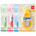 Корректирующий роллер DELI "Strong Cover",  5 мм х 20 м, ассорти