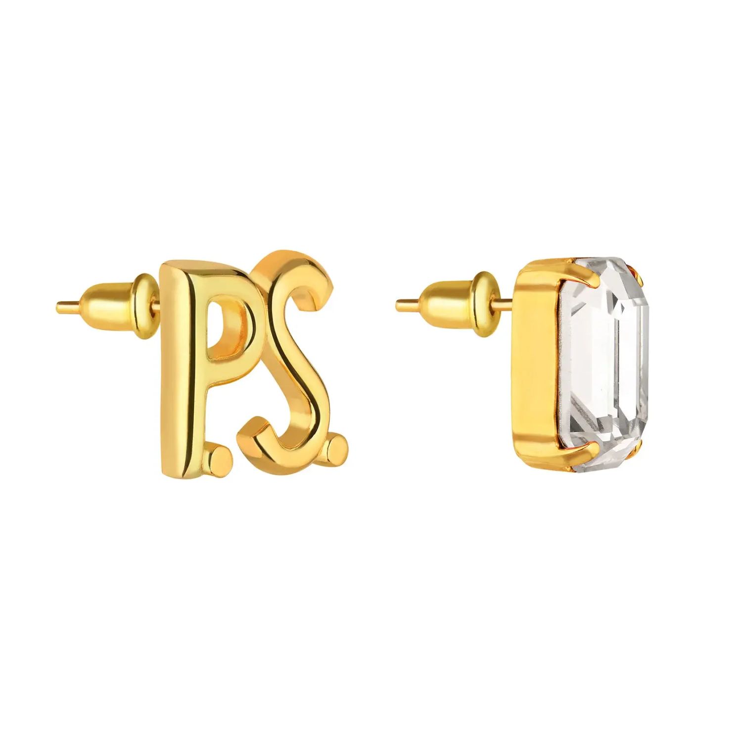 Серьги P.S. Crystal Gold Earrings