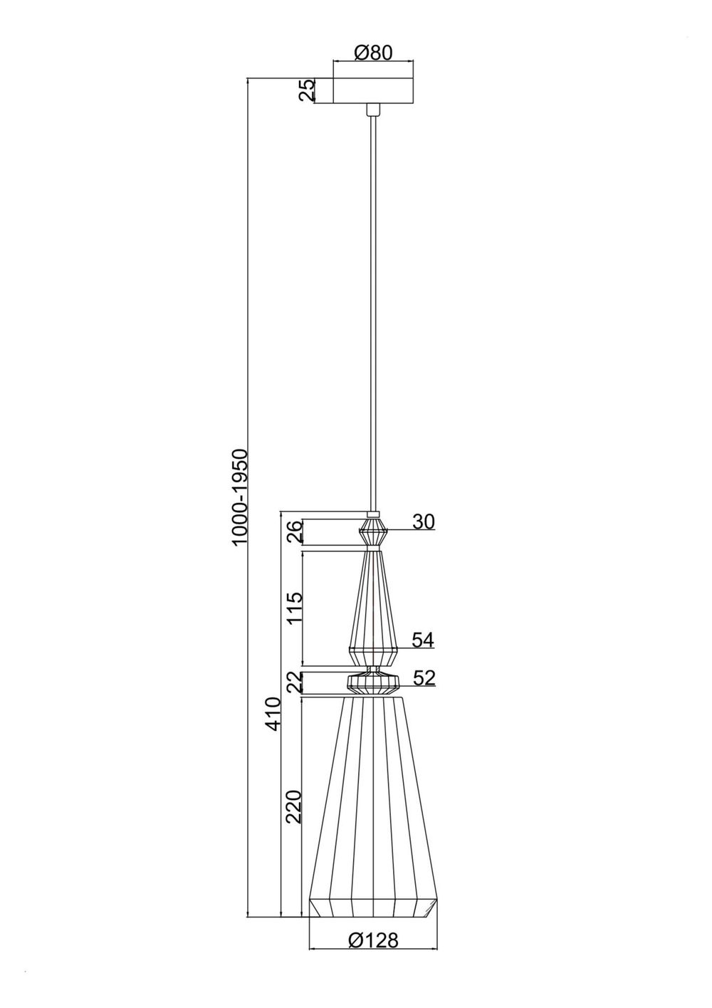 Светильник подвесной Maytoni Sunshine P028PL-01PN