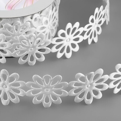 Фигурная лента "Цветочки" 40 мм