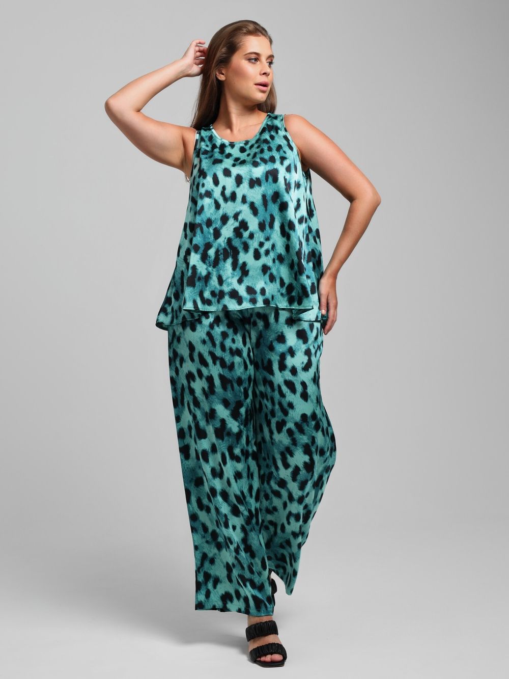 Блузка (топ) Найт-3 Виотекс ЗЕЛЁНЫЙ