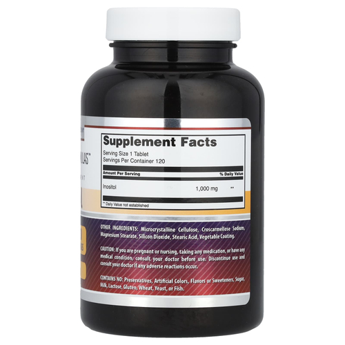 Amazing Nutrition, Инозитол, 1000 мг, 120 таблеток