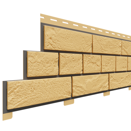 Фасадная панель Dolomit Славянка цвет Желтый