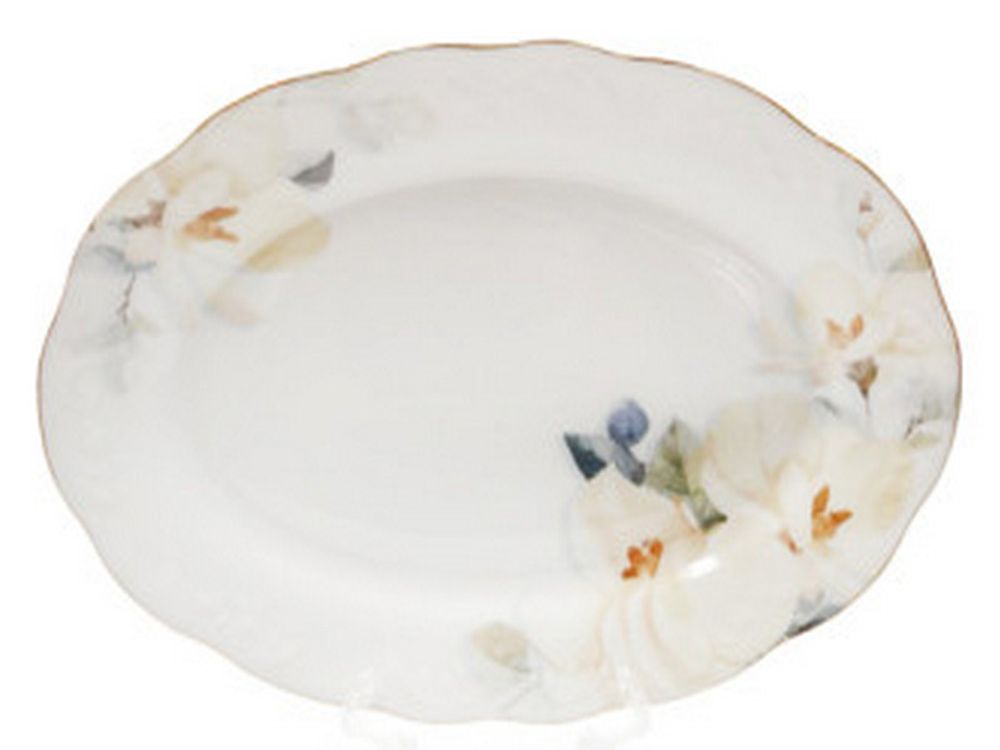 Блюдо для хлеба "БЕЛЫЙ ШИПОВНИК (Надежда)" 27 см, Беларусь. Блюдо для хлеба "БЕЛЫЙ ШИПОВНИК (Надежда)" 27 см, Беларусь.