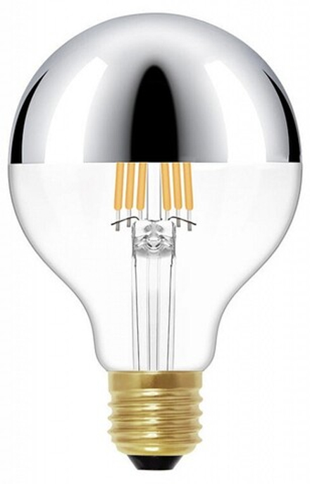 Лампа светодиодная Loft it Edison Bulb E27 6Вт 3000K G80LED Chrome