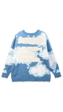 Свитер HARSHandCRUEL "Cloud Pattern" Oversized Sweater