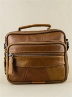 Мужская сумка через плечо натуральная кожа