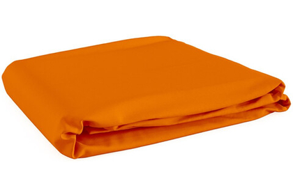 Простынь Nova Сатин 200х200х26 на резинке оранжевая