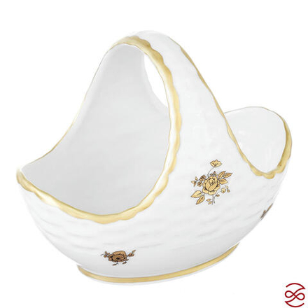 Корзинка Queen's Crown Золотая роза 17 см