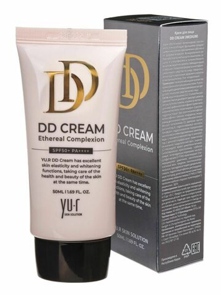 Корректирующий DD-крем для лица Yu.r DD Cream (Medium) SPF50+, 50 мл