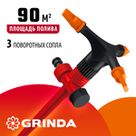 GRINDA GR-P, 3 сопла, на пике, пластиковый, круговой распылитель (8-427610)