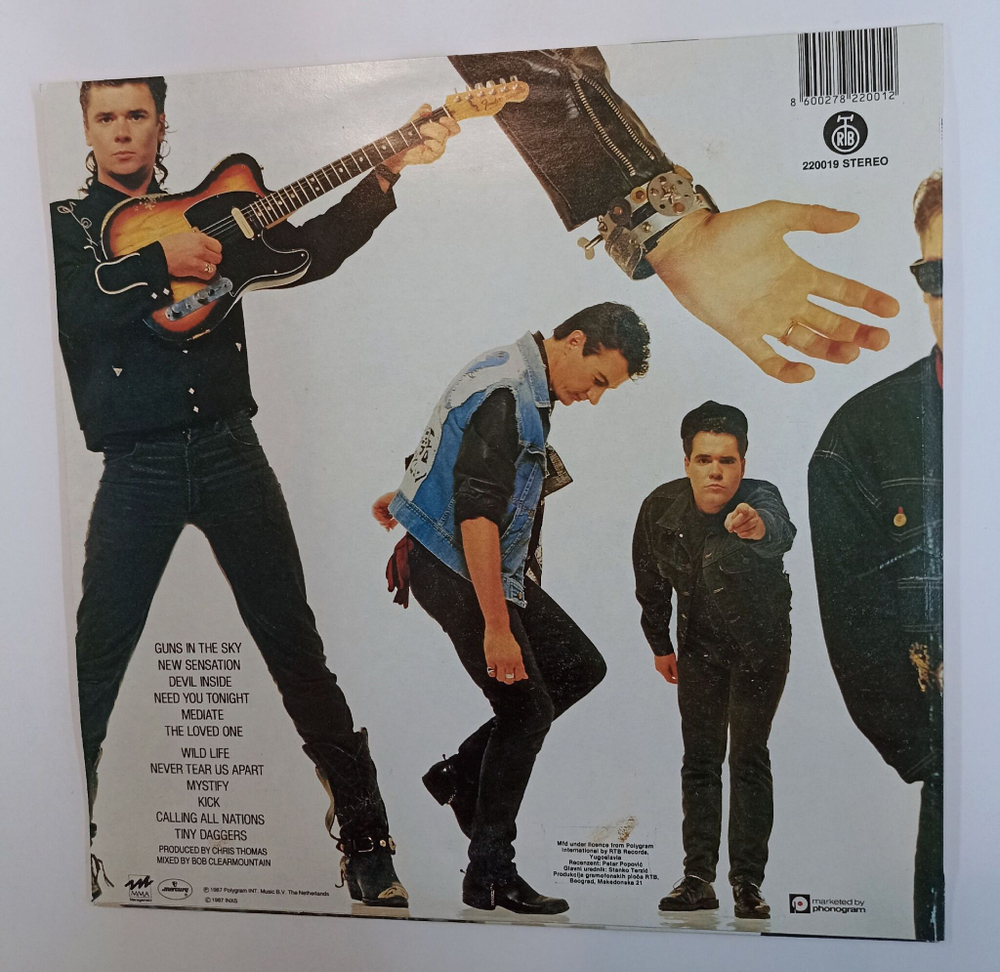 Винтажная виниловая пластинка LP INXS Kick (Югославия 1988)