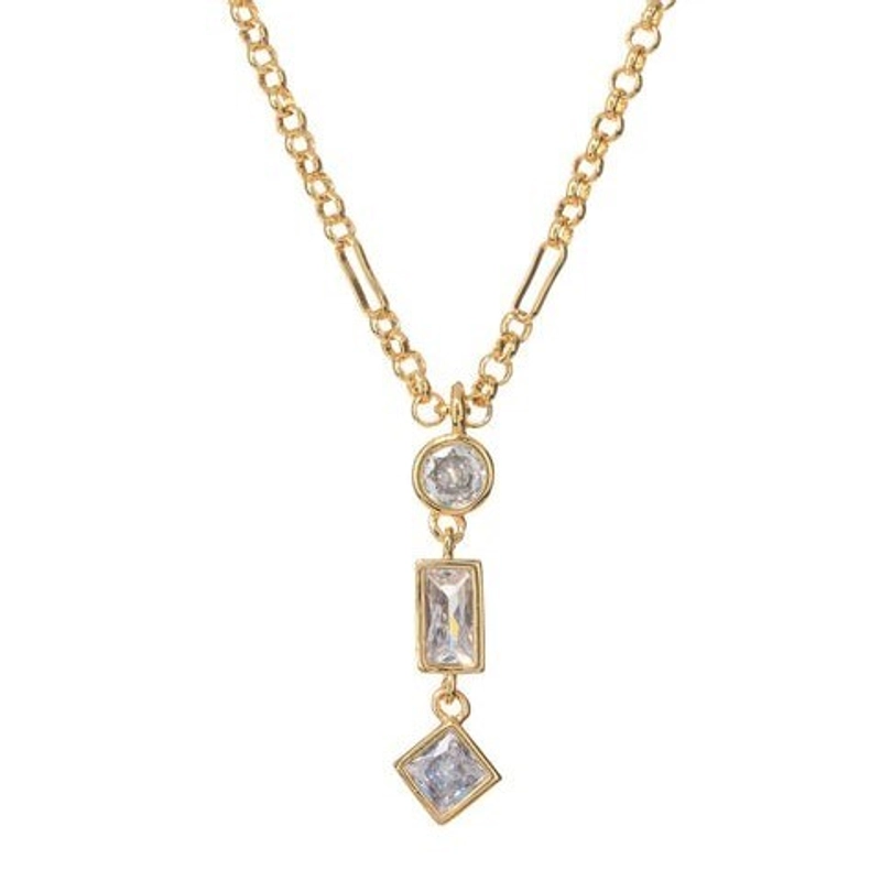 Колье Смешанная Подвеска – Золото