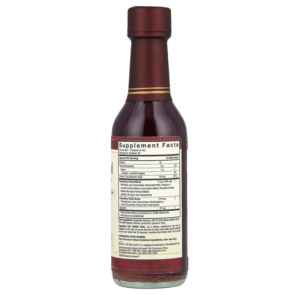 Nature's Answer, Resveratrol Reserve™, 150 мл (5 жидк. унций)