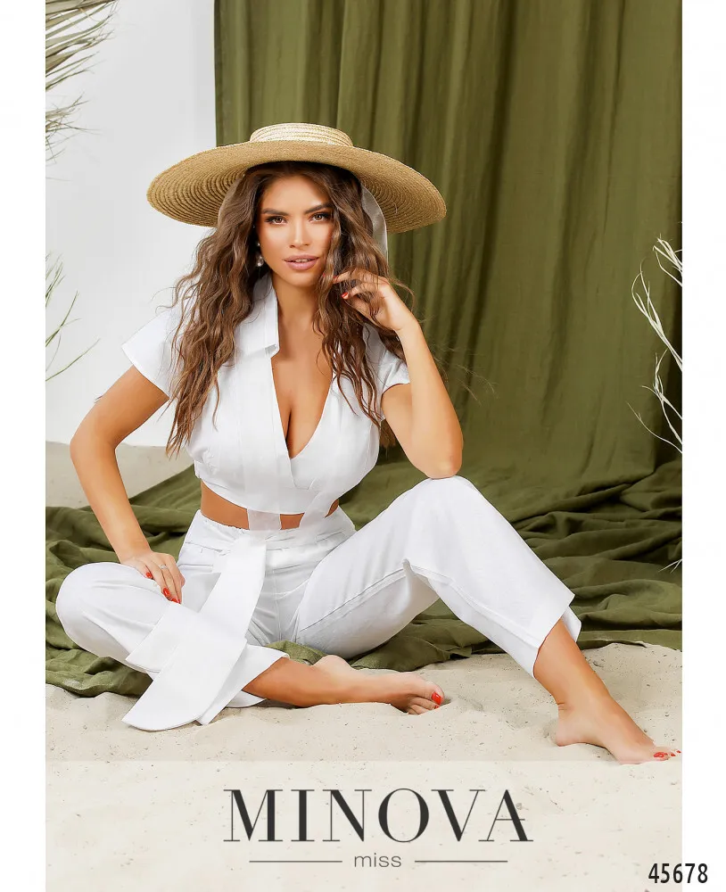Костюм 2182-Белый Minova