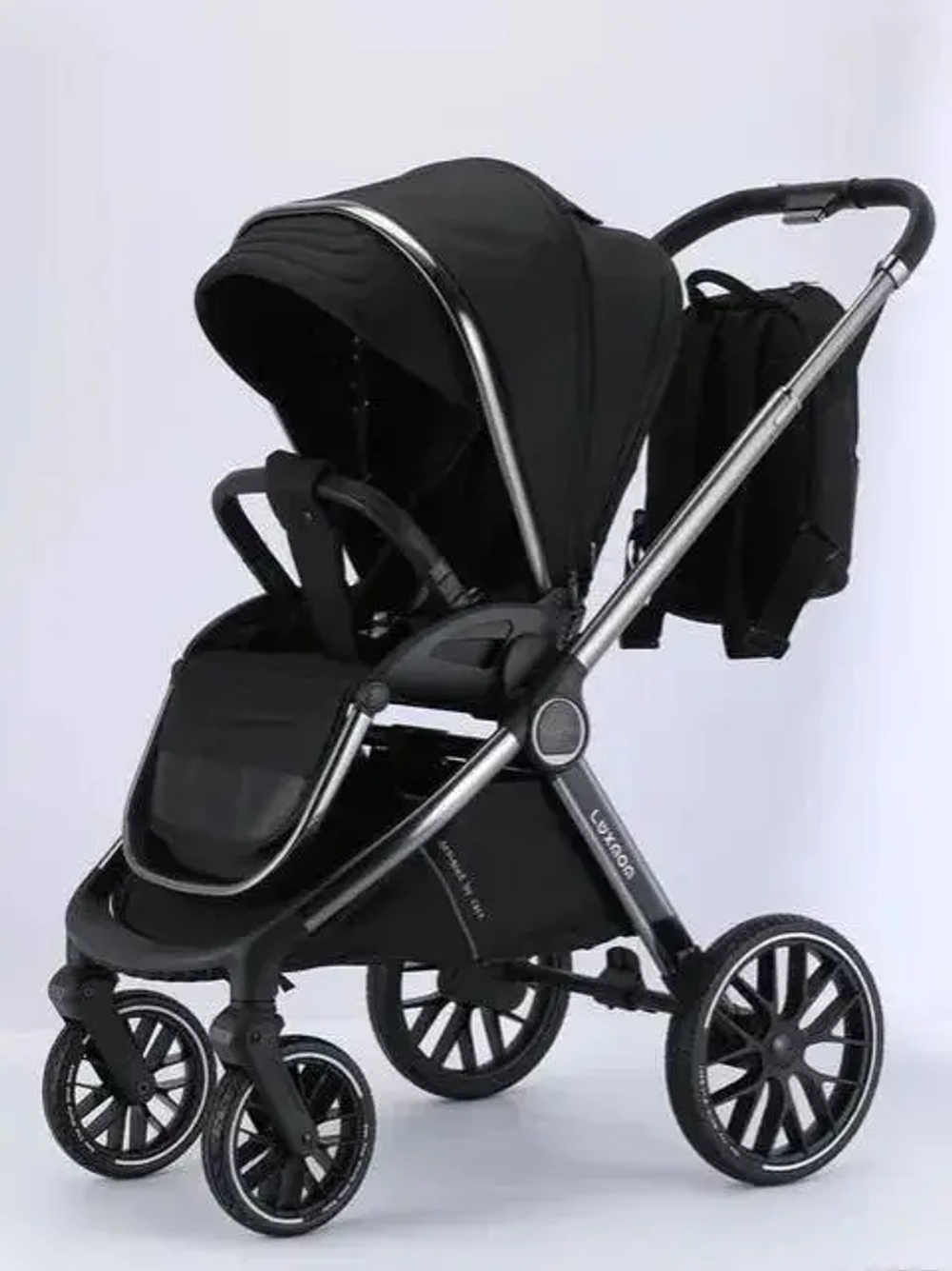 Детская коляска Luxmom 888 3в1 (черный)