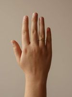 Кольцо Цветочек биколор