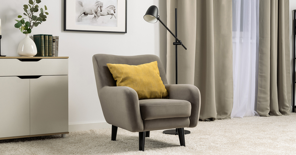 Дакота кресло для отдыха (серо-коричневый)