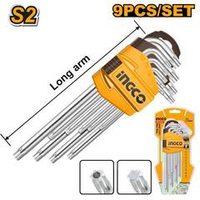 Набор шестигранников TORX Т10-Т50мм S2 Long INGCO HHK13091 INDUSTRIAL