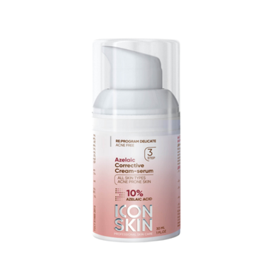 Крем-сыворотка с 10% азелаиновой кислотой ICON SKIN RE:PROGRAM DELICATE Azelaic Corrective Cream-serum