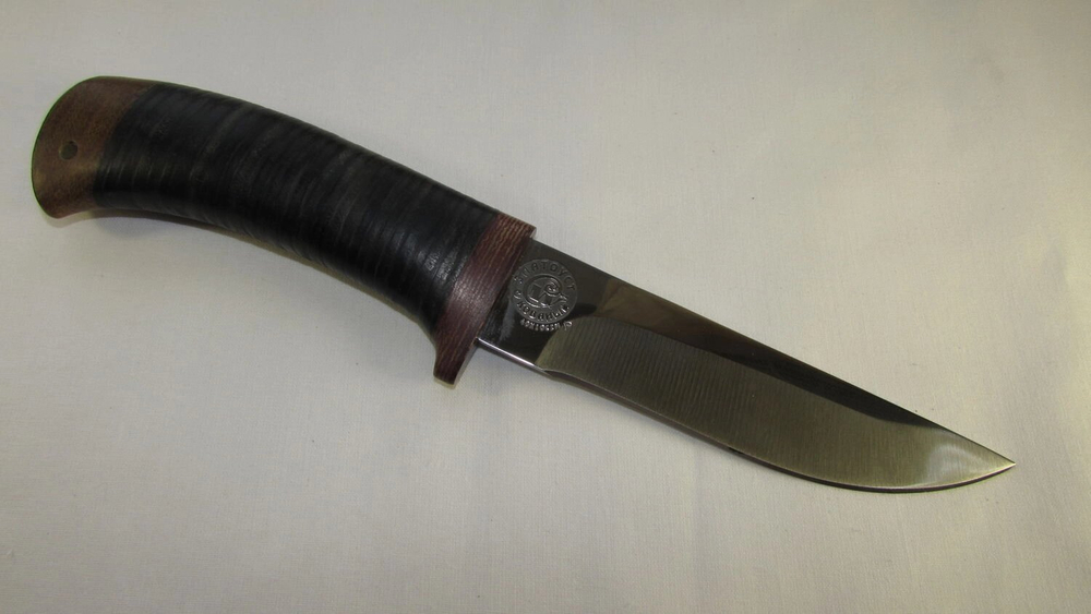 Нож туристический НС-16 сталь 40Х10С2М наборная кожа (Златоуст)