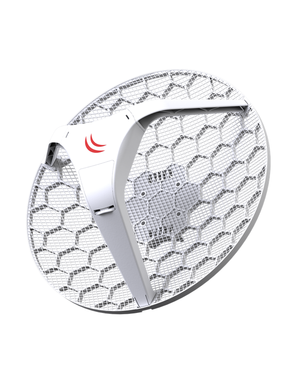 MikroTik LHG 5 Tripack (Three units of LHG 5 with 24.5dBi 5GHz antenna, Dual Chain 802.11an wireless, 600MHz CPU, 64MB RAM, 1x LAN, POE, PSU, RouterOS L3) – all three antennas in single box