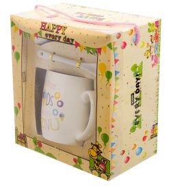 GAEM Art MUG-165/4 Кружка с ложкой «Детское меню»