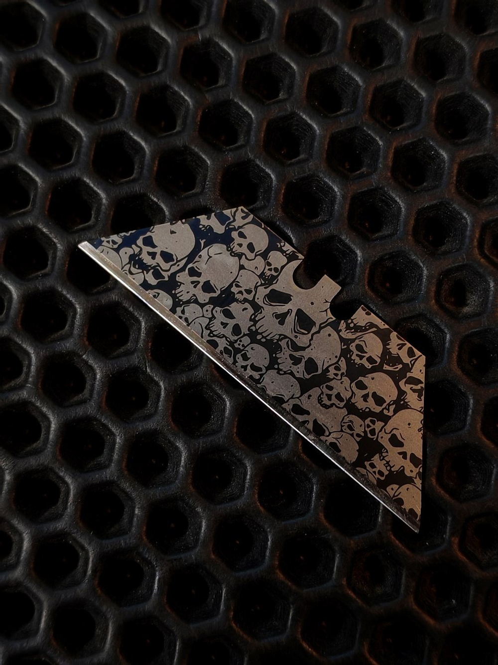 Сменные лезвия с гравировкой. Черепа 5шт