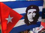 Флаг Кубы «Че Гевара»  Автомобильный c кронштейном 30x40 см