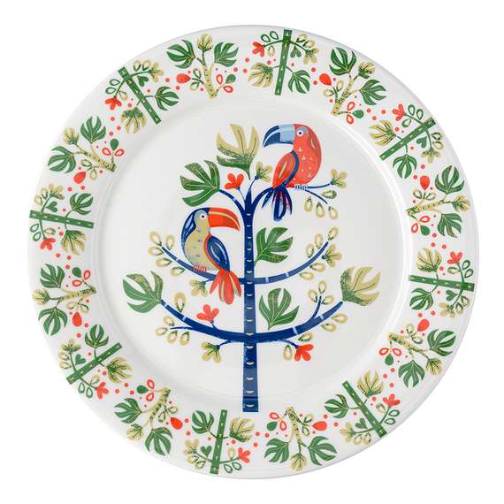 Набор тарелок toucan из коллекции birds of paradise в подарочной упаковке, D28 см, 2 шт.