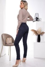 Лосины из замши "Нью-Йорк" (темно-синие) Б7689 LT Collection (Акция)