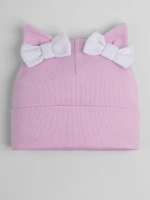 Шапка для девочки осенняя с ушками