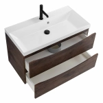 Тумба с раковиной Belbagno MARINO 90 2C-SO/BB900/450-LV-MR-AST Rovere Moro