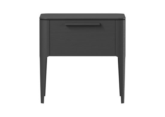 Тумба прикроватная Type oak 1 ящик (черный)