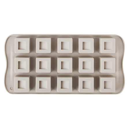 Форма для льда и шоколада "Куб" 21*10,5*1,5см (min10) (силикон) (без упаковки)