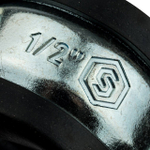 Хомут для труб двухвинтовой STOUT - 1/2" (20-24 мм, шпилька, шуруп и дюбель в комплекте)