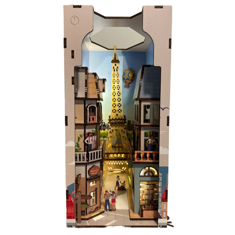 Конструктор-диорама Revell Tiny Adventures Book Nook 00539 Париж DIY 168 деталей 00539 — фото 5